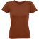 Футболка женская Regent Fit Women, коричневая (терракотовая)