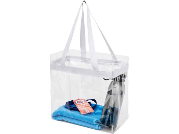 Сумка Hampton, прозрачный/белый Сумка Hampton, прозрачный/белый