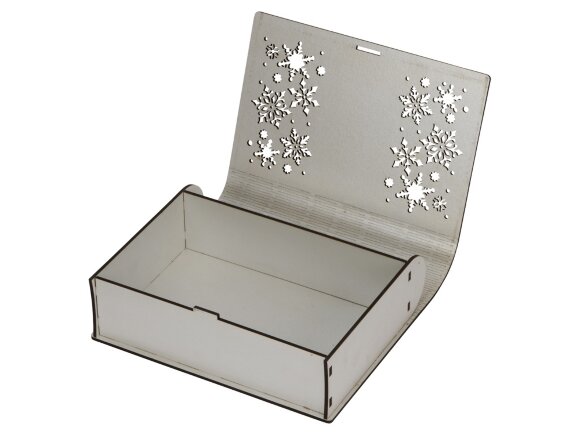 Деревянная коробка с резной крышкой Книга, М Деревянная коробка с резной крышкой Книга, М