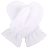 Варежки Fleecy, белые