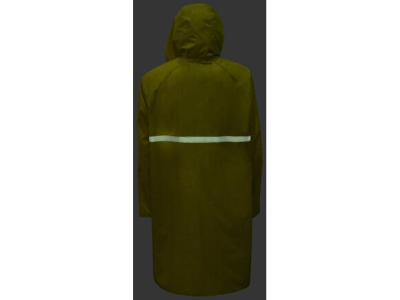 Длинный дождевик Lanai  из полиэстера со светоотражающей тесьмой, желтый