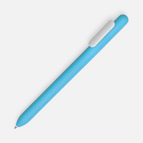 Ручка шариковая Swiper Soft Touch, голубая с белым Ручка шариковая Swiper Soft Touch, голубая с белым
