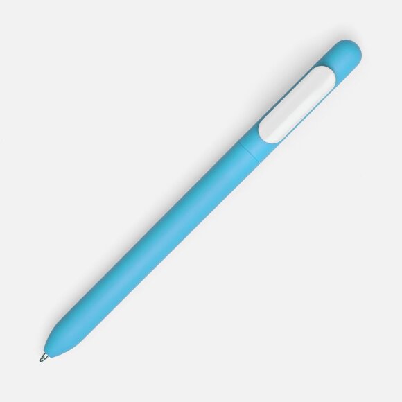 Ручка шариковая Swiper Soft Touch, голубая с белым Ручка шариковая Swiper Soft Touch, голубая с белым