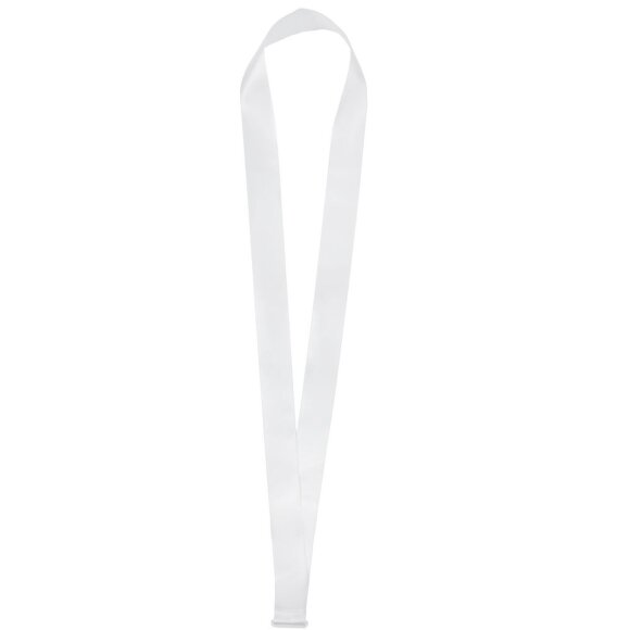 Лента для медали с пряжкой Ribbon, белая
