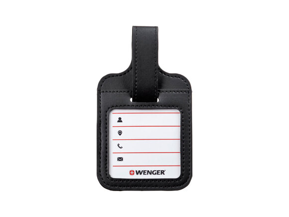 Бирка для багажа WENGER, черная, полиуретан, 9 x 14 x 1 см Бирка для багажа WENGER, черная, полиуретан, 9 x 14 x 1 см