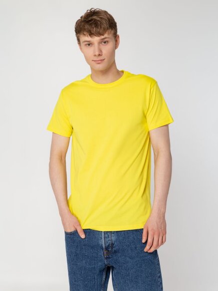 Футболка унисекс T-Bolka 160, желтая Футболка унисекс T-Bolka 160, желтая