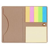 Футляр для визитки Eco Holder со стикерами, крафт