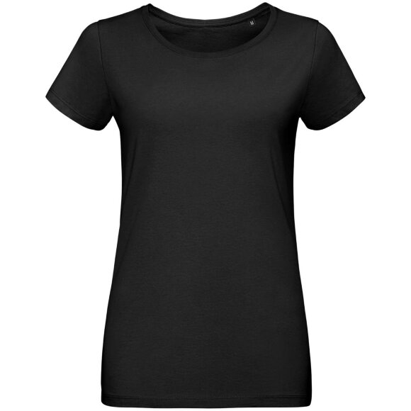 Футболка женская Martin Women, черная Футболка женская Martin Women, черная
