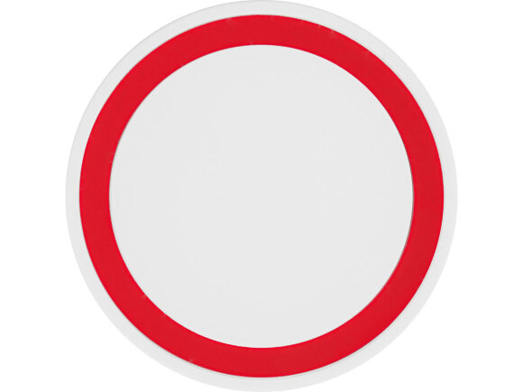 Беспроводное зарядное устройство Dot, 5 Вт, белый/красный
