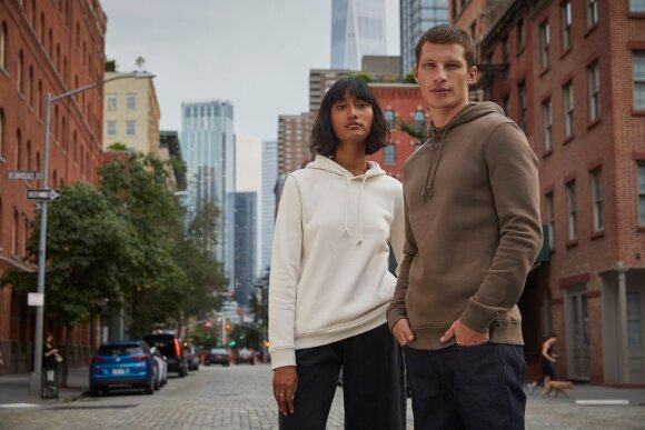 Толстовка с капюшоном женская BNC Inspire (Organic), желтая Толстовка с капюшоном женская BNC Inspire (Organic), желтая