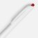 Ручка шариковая Tick, белая с красным
