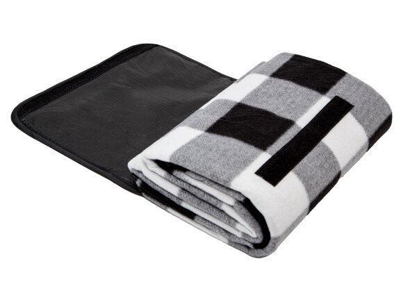 Плед для пикника Recreation, белый/черный Плед для пикника Recreation, белый/черный