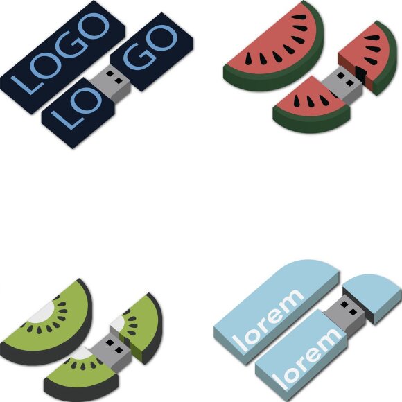 Флешки Gummi на заказ, 32 Гб Флешки Gummi на заказ, 32 Гб