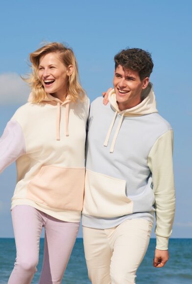 Худи унисекс Collins, голубое Худи унисекс Collins, голубое