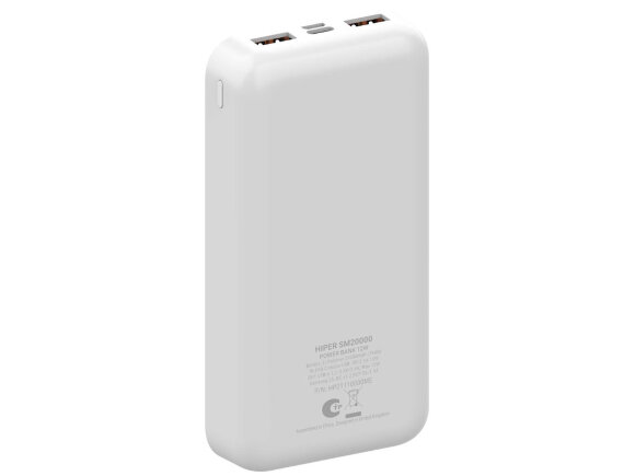 Портативный внешний аккумулятор SM20000 White Портативный внешний аккумулятор SM20000 White
