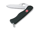 Нож перочинный VICTORINOX Sentinel Clip, 111 мм, 5 функций, с фиксатором лезвия, чёрный Нож перочинный VICTORINOX Sentinel Clip, 111 мм, 5 функций, с фиксатором лезвия, чёрный
