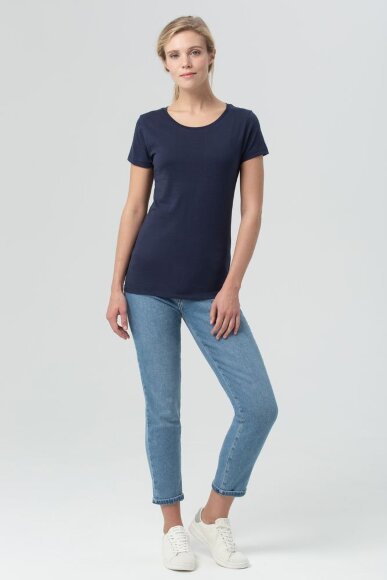 Футболка женская Martin Women, темно-синяя Футболка женская Martin Women, темно-синяя