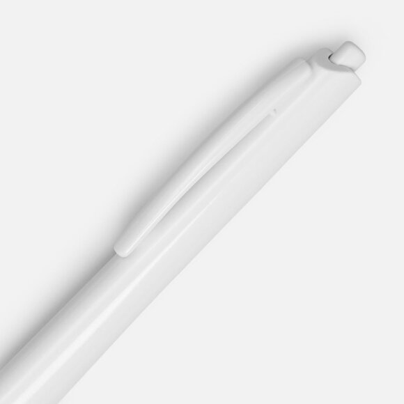 Ручка шариковая Tick, белая Ручка шариковая Tick, белая