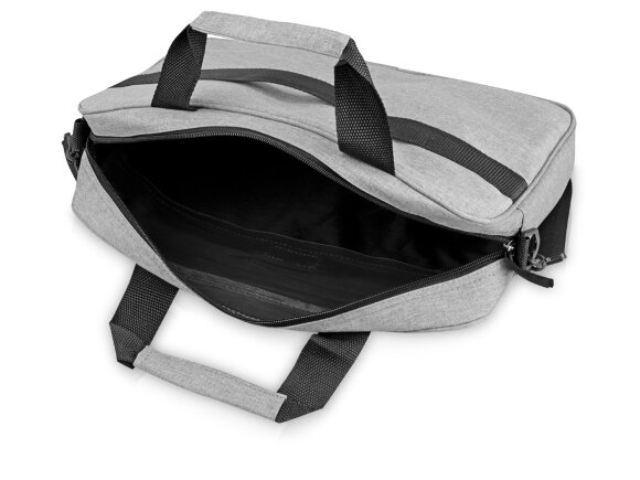 Сумка Брейв для документов и ноутбука 13,3, светло-серый/черный Сумка Брейв для документов и ноутбука 13,3, светло-серый/черный