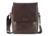 Сумка через плечо Mano Don Leon, натуральная кожа в коричневом цвете, 20 х 25 х 8 см Сумка через плечо Mano Don Leon, натуральная кожа в коричневом цвете, 20 х 25 х 8 см