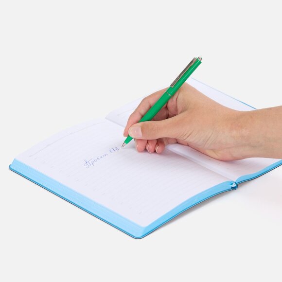 Ручка шариковая Senator Point, ver.2, зеленая