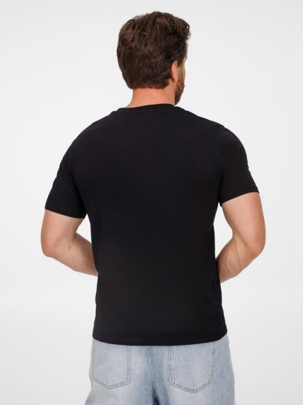 Футболка унисекс T-Bolka 180, черная Футболка унисекс T-Bolka 180, черная