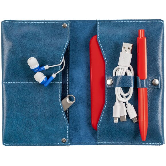 Органайзер для зарядных устройств Apache, синий Органайзер для зарядных устройств Apache, синий