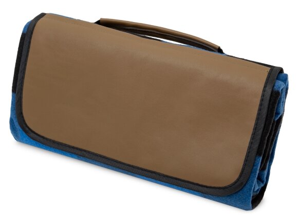 Плед для пикника Recreation, синий/черный Плед для пикника Recreation, синий/черный