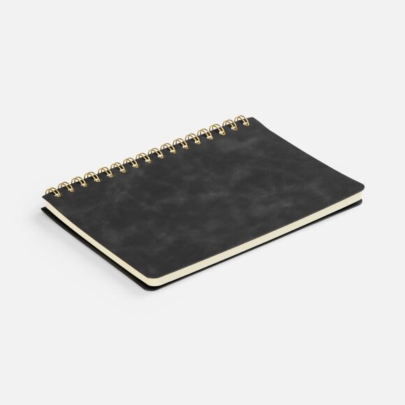 Ежедневник Spiral, недатированный, черный