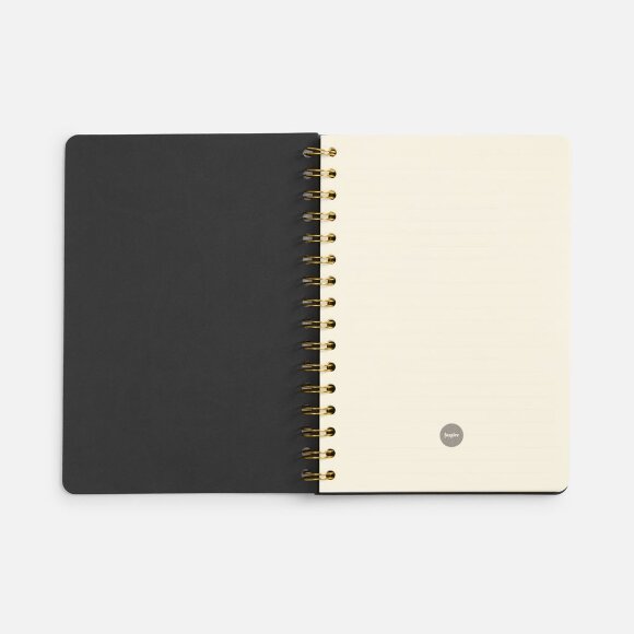 Ежедневник Spiral, недатированный, черный