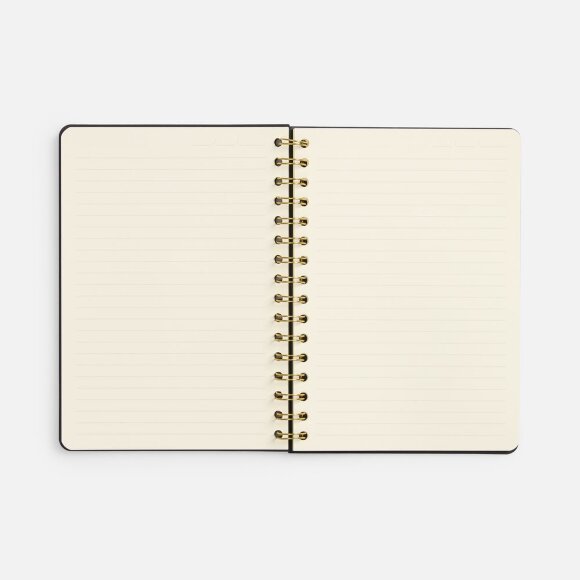 Ежедневник Spiral, недатированный, черный