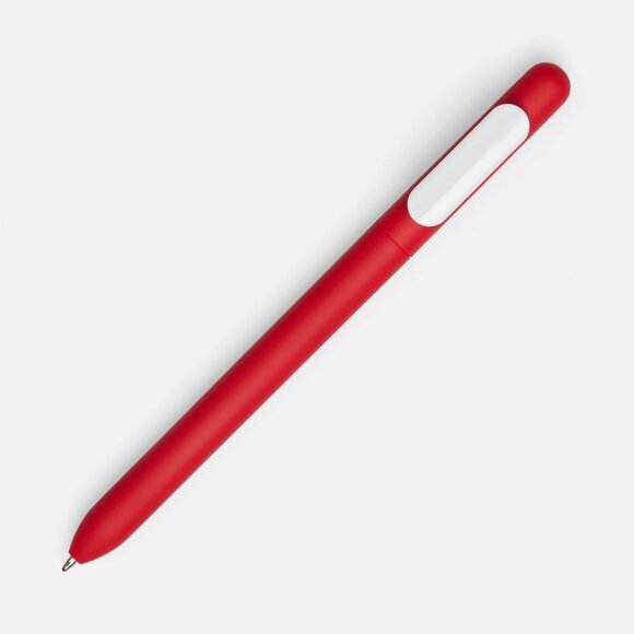 Ручка шариковая Swiper Soft Touch, красная с белым Ручка шариковая Swiper Soft Touch, красная с белым