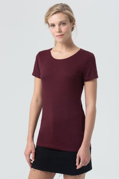 Футболка женская Martin Women, бордовая Футболка женская Martin Women, бордовая