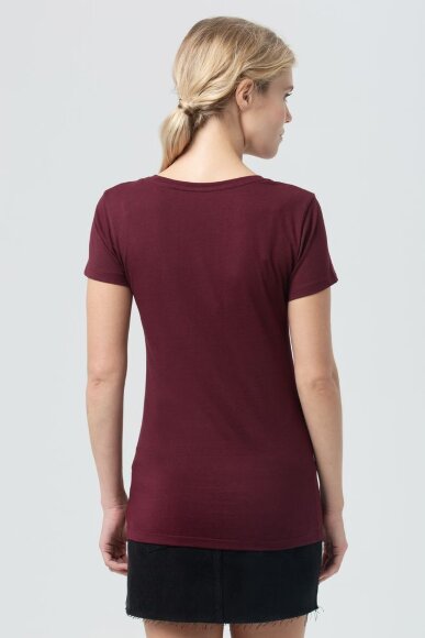 Футболка женская Martin Women, бордовая Футболка женская Martin Women, бордовая