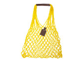 Авоська Dream L наплечная 25 литров с кожаными ручками, желтый Авоська Dream L наплечная 25 литров с кожаными ручками, желтый