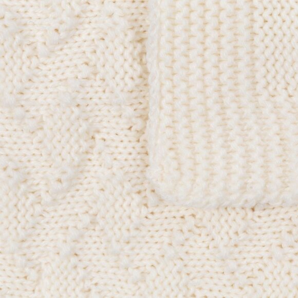 Плед Snippet, молочно-белый Плед Snippet, молочно-белый