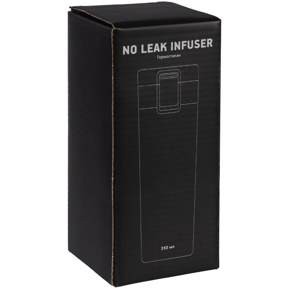 Термостакан с ситечком No Leak Infuser, черный Термостакан с ситечком No Leak Infuser, черный