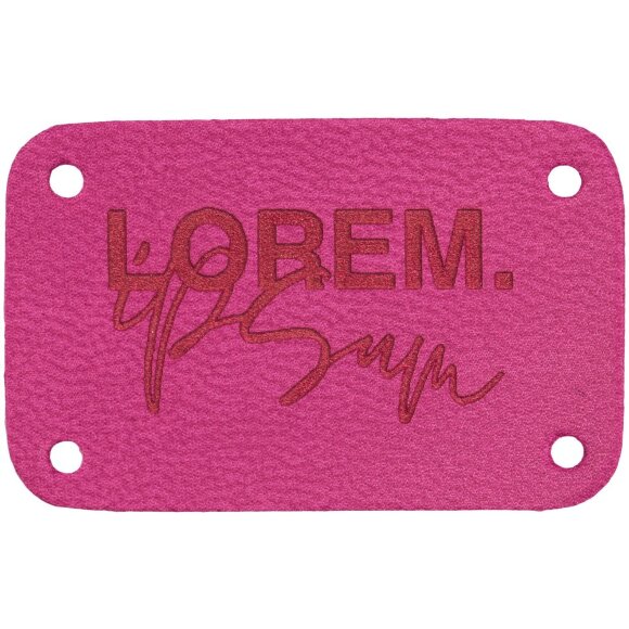 Лейбл Eta Latte, S, розовый