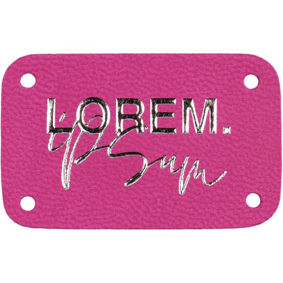 Лейбл Eta Latte, S, розовый