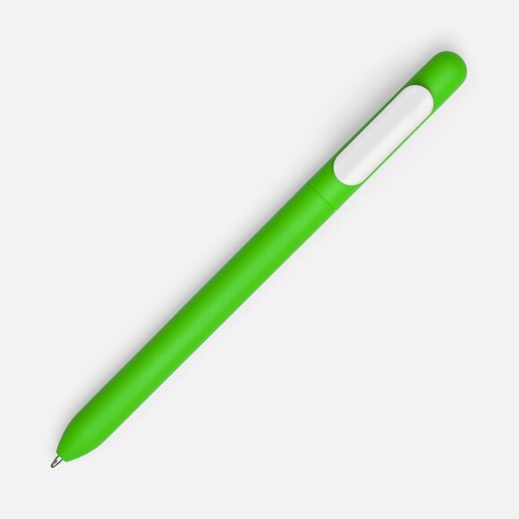 Ручка шариковая Swiper Soft Touch, зеленая с белым Ручка шариковая Swiper Soft Touch, зеленая с белым