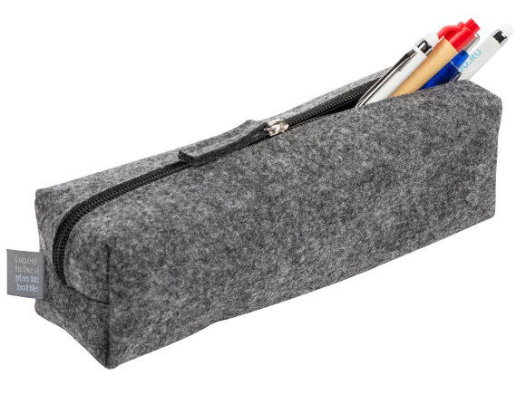 Пенал Felt из RPET-фетра, серый Пенал Felt из RPET-фетра, серый