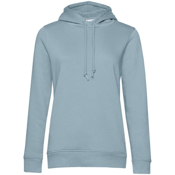 Толстовка с капюшоном женская BNC Inspire (Organic), серо-голубая Толстовка с капюшоном женская BNC Inspire (Organic), серо-голубая