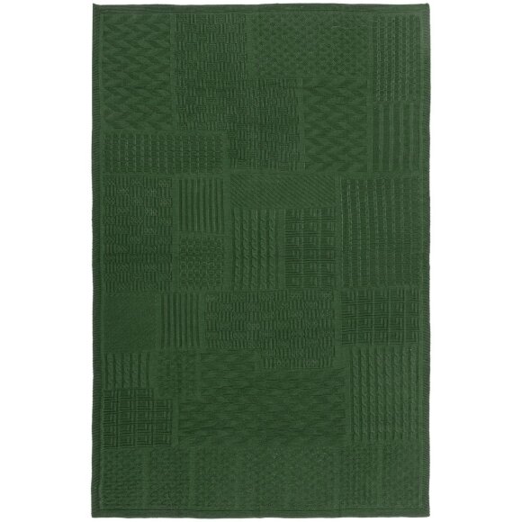 Плед Snippet, темно-зеленый Плед Snippet, темно-зеленый