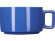 Набор чашка с бамбуковым блюдцем Sheffield, синий