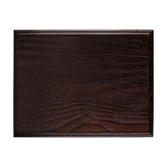 Плакетка Plaque, малая, венге с золотистой пластиной Плакетка Plaque, малая, венге с золотистой пластиной