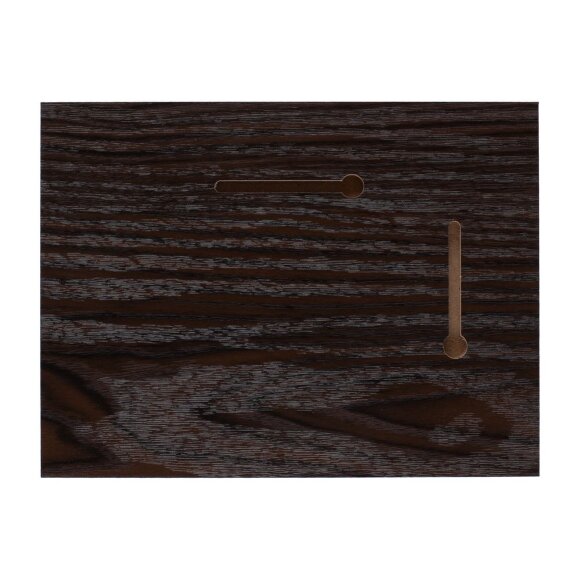 Плакетка Plaque, малая, венге с золотистой пластиной Плакетка Plaque, малая, венге с золотистой пластиной