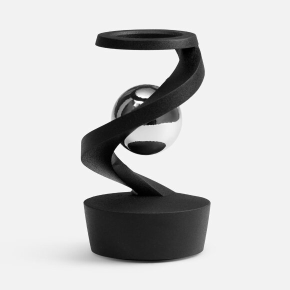 Настольный антистресс Mindflow, черный с серебристым Настольный антистресс Mindflow, черный с серебристым