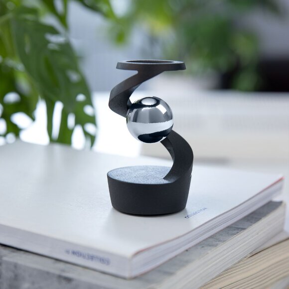 Настольный антистресс Mindflow, черный с серебристым Настольный антистресс Mindflow, черный с серебристым