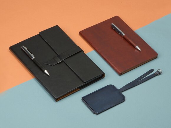 Багажная бирка из PU Fabrizio, черный Багажная бирка из PU Fabrizio, черный