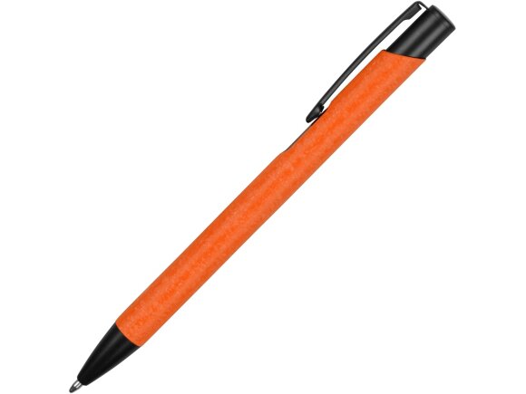 Ручка металлическая шариковая Crepa, оранжевый/черный Ручка металлическая шариковая Crepa, оранжевый/черный